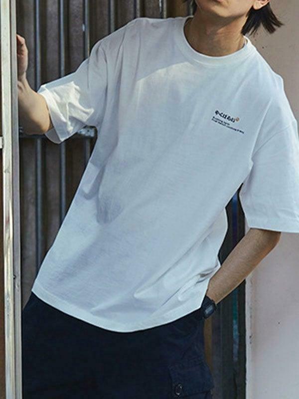 Y2K Aesthetic Men's Kitten Short Sleeve Tee - Coquette Style Grunge Fashion Cute Tops Y2K Aesthetic Men's Kitten Short Sleeve Tee - Coquette Style Grunge Fashion Cute Tops