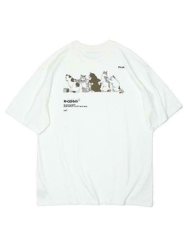 Y2K Aesthetic Men's Kitten Short Sleeve Tee - Coquette Style Grunge Fashion Cute Tops Y2K Aesthetic Men's Kitten Short Sleeve Tee - Coquette Style Grunge Fashion Cute Tops