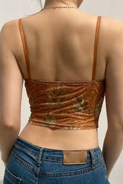 Y2K Aesthetic Mesh Crop Top: Coquette Style Grunge Fashion with Pastel Goth Vibes