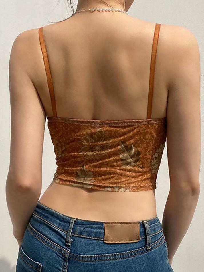 Y2K Aesthetic Mesh Crop Top: Coquette Style Grunge Fashion with Pastel Goth Vibes Y2K Aesthetic Mesh Crop Top: Coquette Style Grunge Fashion with Pastel Goth Vibes