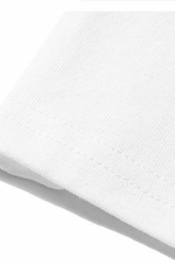 Y2K Aesthetic Metal Graphic Long Sleeve T-Shirt for Women - Coquette & Grunge Style Fashion