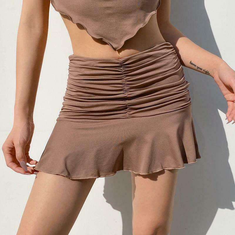 Y2K Aesthetic Mini Skirt: Sexy Soft Girl Summer Style Y2K Aesthetic Mini Skirt: Sexy Soft Girl Summer Style