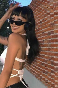 Y2K Aesthetic Morris Bandage Crop Top - Coquette Style Grunge Fashion for Women