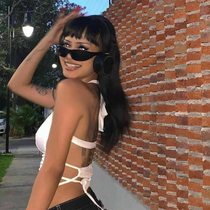 Y2K Aesthetic Morris Bandage Crop Top - Coquette Style Grunge Fashion for Women Y2K Aesthetic Morris Bandage Crop Top - Coquette Style Grunge Fashion for Women