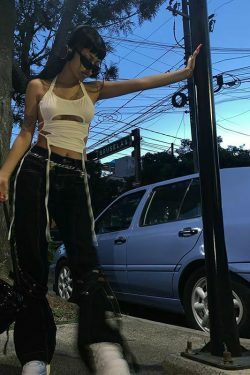 Y2K Aesthetic Morris Bandage Crop Top - Coquette Style Grunge Fashion for Women