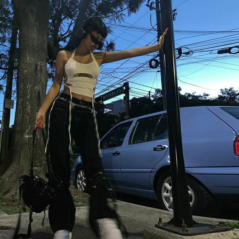 Y2K Aesthetic Morris Bandage Crop Top - Coquette Style Grunge Fashion for Women Y2K Aesthetic Morris Bandage Crop Top - Coquette Style Grunge Fashion for Women