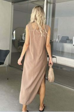 Y2K Aesthetic Mystic Threads Tank Dress - Coquette & Grunge Style Women's Fashion