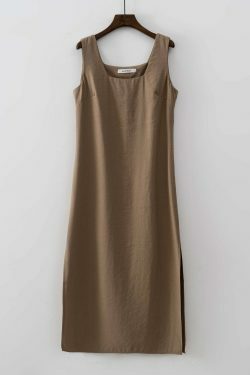 Y2K Aesthetic Mystic Threads Tank Dress - Coquette & Grunge Style Women's Fashion