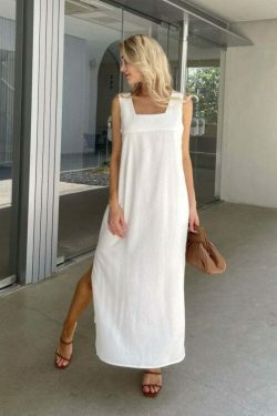 Y2K Aesthetic Mystic Threads Tank Dress - Coquette & Grunge Style Women's Fashion