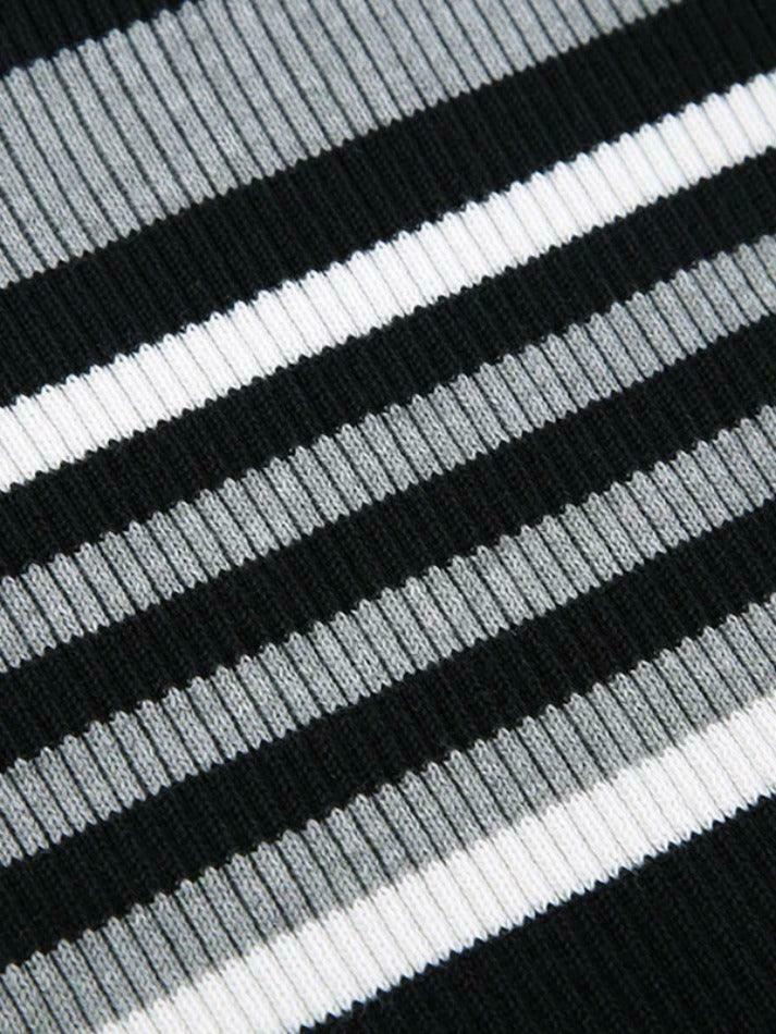 Y2K Aesthetic Off-Shoulder Sweater: Coquette & Grunge Style Contrast Color Slim Fit Y2K Aesthetic Off-Shoulder Sweater: Coquette & Grunge Style Contrast Color Slim Fit