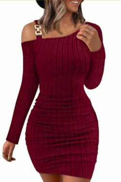 Y2K Aesthetic Off-Shoulder Tight Dress - Coquette Grunge & Pastel Goth Style