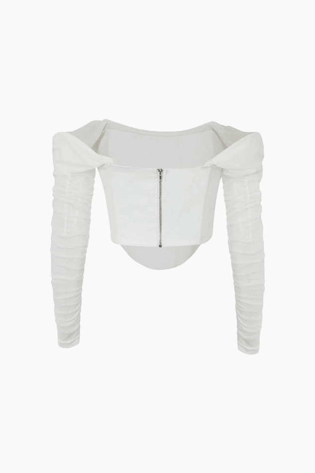 Y2K Aesthetic Off-The-Shoulder Corset Top - Coquette Grunge Elegance Y2K Aesthetic Off-The-Shoulder Corset Top - Coquette Grunge Elegance