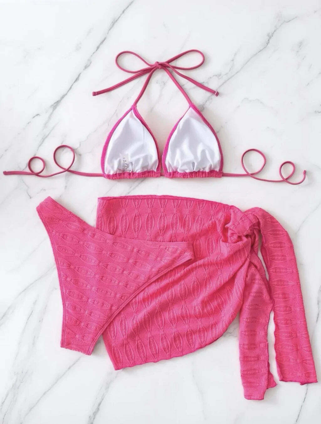 Y2K Aesthetic Open-Back Lace-Up Swimsuit Set - Coquette Style for Women - Grunge Fashion Y2K Aesthetic Open-Back Lace-Up Swimsuit Set - Coquette Style for Women - Grunge Fashion