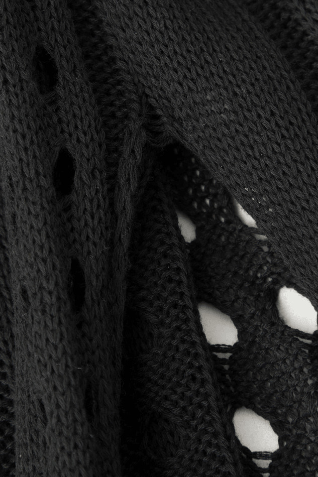 Y2K Aesthetic Openwork Knit Sleeveless Cover Up Dress Y2K Aesthetic Openwork Knit Sleeveless Cover Up Dress