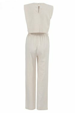 Y2K Aesthetic Out And About Linen Set for Women - Coquette Style Vacation Fashion