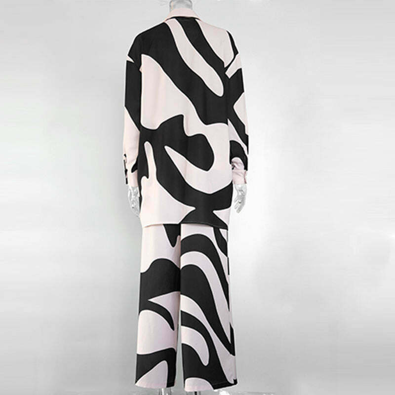 Y2K Aesthetic Oversize Pants Set with Coquette and Grunge Vibes