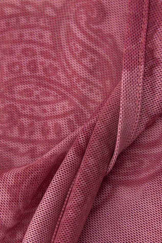 Y2K Aesthetic Paisley Print Mesh Tank - Grunge Coquette Fashion Statement Y2K Aesthetic Paisley Print Mesh Tank - Grunge Coquette Fashion Statement