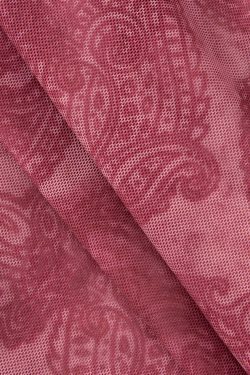 Y2K Aesthetic Paisley Print Mesh Tank - Grunge Coquette Fashion Statement