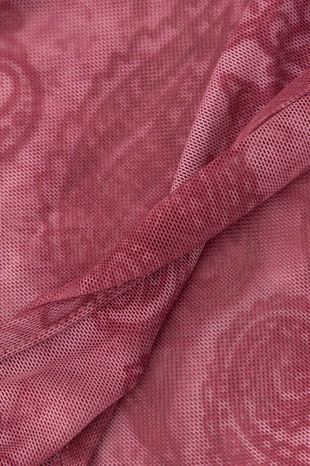 Y2K Aesthetic Paisley Print Mesh Tank - Grunge Coquette Fashion Statement Y2K Aesthetic Paisley Print Mesh Tank - Grunge Coquette Fashion Statement