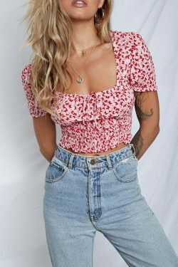 Y2K Aesthetic Pandora Ruched Tie-Up Crop Top - Coquette Style Grunge Fashion for Women