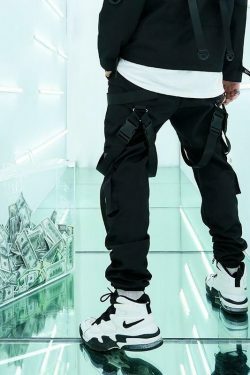 Y2K Aesthetic Paratrooper Cargo Pants for Niche Women Fashion