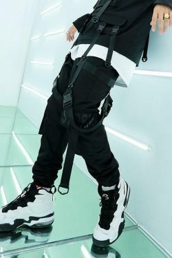 Y2K Aesthetic Paratrooper Cargo Pants for Niche Women Fashion