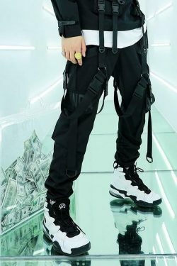 Y2K Aesthetic Paratrooper Cargo Pants for Niche Women Fashion