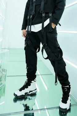 Y2K Aesthetic Paratrooper Cargo Pants for Niche Women Fashion