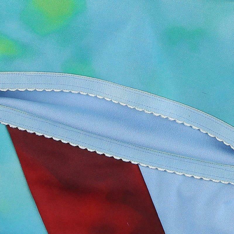 Y2K Aesthetic Patchwork Dress with Coquette Style and Grunge Flair Y2K Aesthetic Patchwork Dress with Coquette Style and Grunge Flair