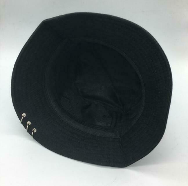 Y2K Aesthetic Pierced Bucket Hat for Women - Coquette, Grunge, Pastel Goth Fashion