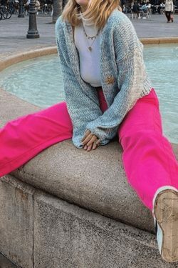 Y2K Aesthetic Pink Cargo Skirt: Coquette Style Grunge Fashion for Women