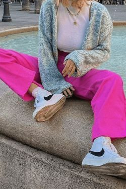 Y2K Aesthetic Pink Cargo Skirt: Coquette Style Grunge Fashion for Women