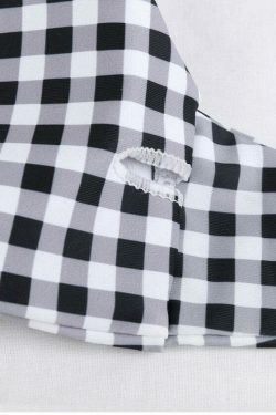 Y2K Aesthetic Plaid Strappy Bikini Set - Coquette Style for Women's Fashion