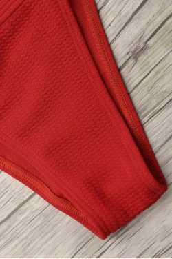 Y2K Aesthetic Plunge Neck Low Waist Bikini - Coquette & Grunge Style for Women