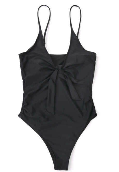 Y2K Aesthetic Plunge Neckline Plaited Swimwear for Niche Women Fashion Y2K Aesthetic Plunge Neckline Plaited Swimwear for Niche Women Fashion