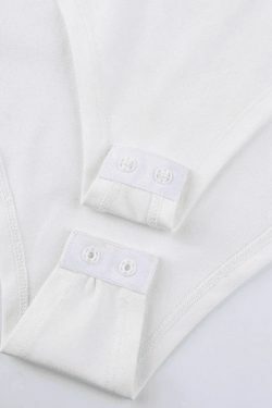 Y2K Aesthetic Plunge V-Neck Sleeveless Bodysuit in Coquette Style