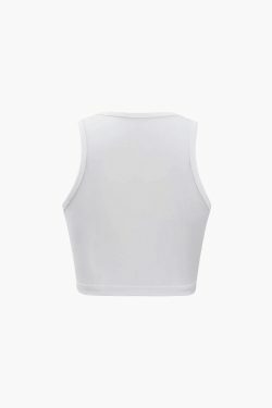 Y2K Aesthetic Portrait Tank Top & Mini Skirt Set - Coquette Fashion with Grunge & Pastel Goth Vibes