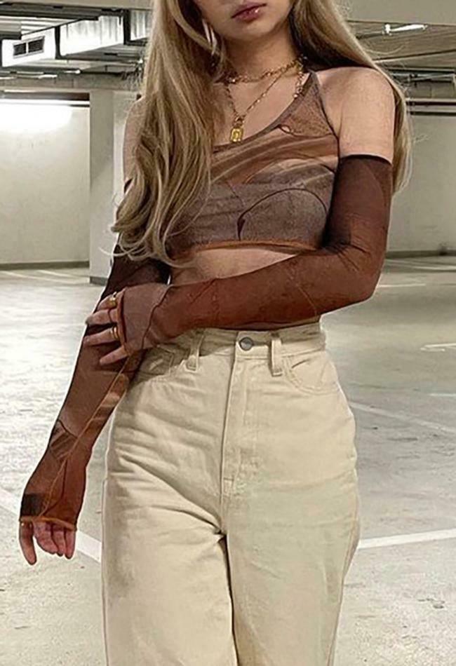 Y2K Aesthetic Printed Halter Crop Cami Top - Coquette & Grunge Style for Women Y2K Aesthetic Printed Halter Crop Cami Top - Coquette & Grunge Style for Women