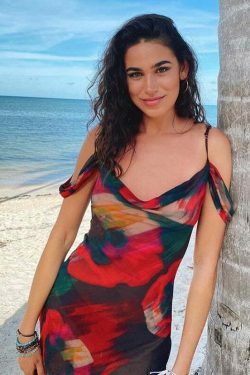 Y2K Aesthetic Printed Sleeveless One Shoulder Long Dress