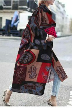 Y2K Aesthetic Printed Windbreaker with Flare Sleeves