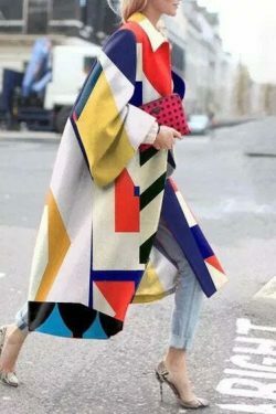 Y2K Aesthetic Printed Windbreaker with Flare Sleeves