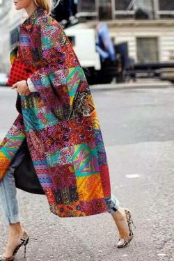 Y2K Aesthetic Printed Windbreaker with Flare Sleeves