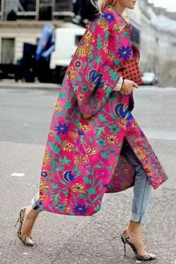 Y2K Aesthetic Printed Windbreaker with Flare Sleeves