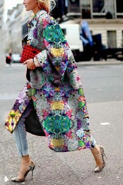 Y2K Aesthetic Printed Windbreaker with Flare Sleeves