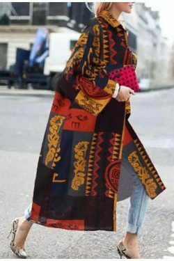 Y2K Aesthetic Printed Windbreaker with Flare Sleeves