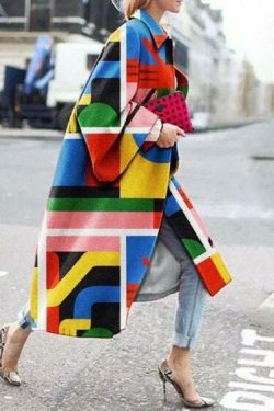 Y2K Aesthetic Printed Windbreaker with Flare Sleeves