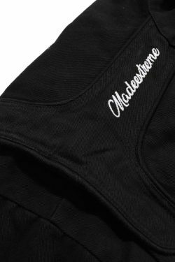 Y2K Aesthetic Racing Jacket by BLACK AIR x MADE EXTREME - Coquette Style Grunge Fashion for Women