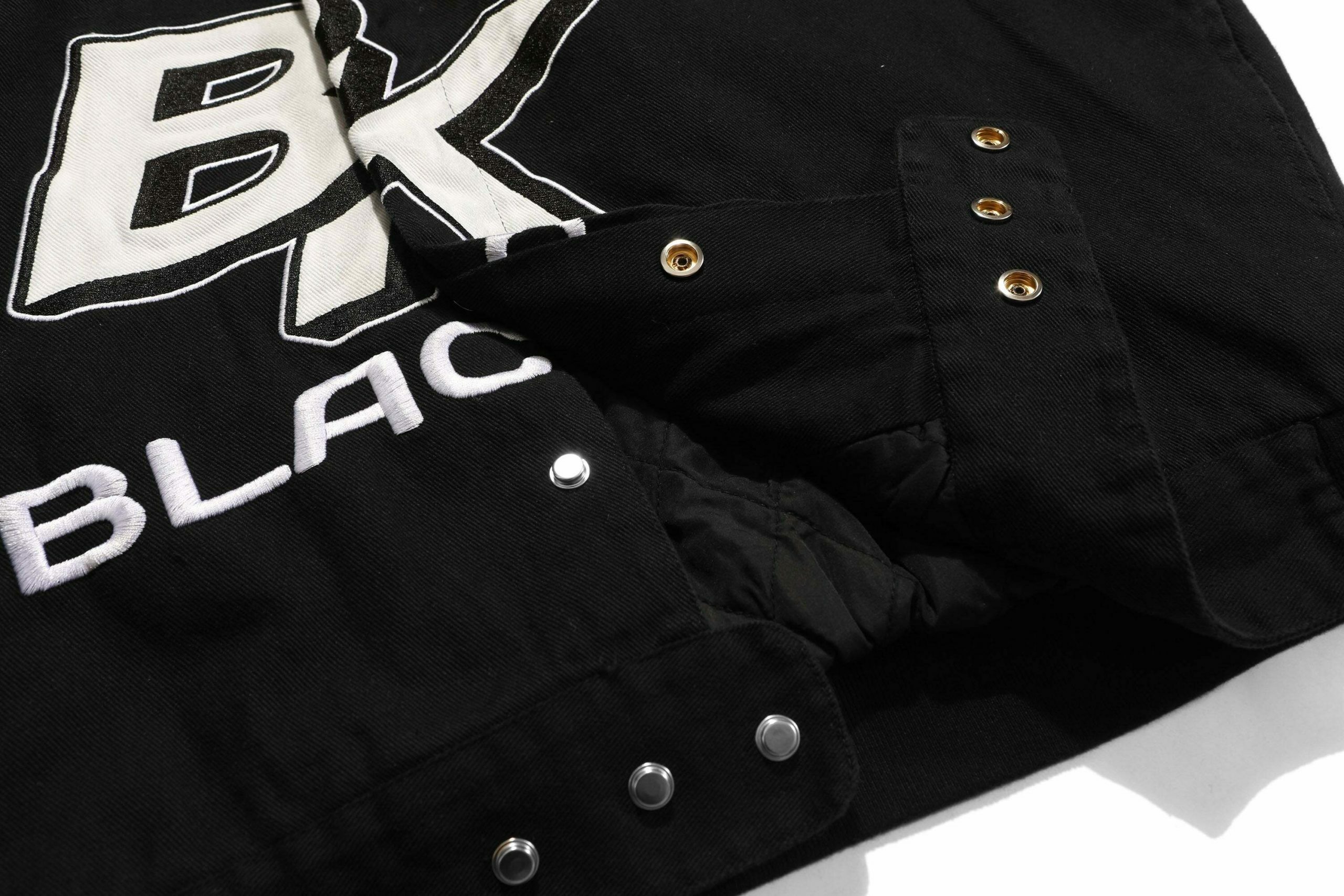 Y2K Aesthetic Racing Jacket by BLACK AIR x MADE EXTREME - Coquette Style Grunge Fashion for Women