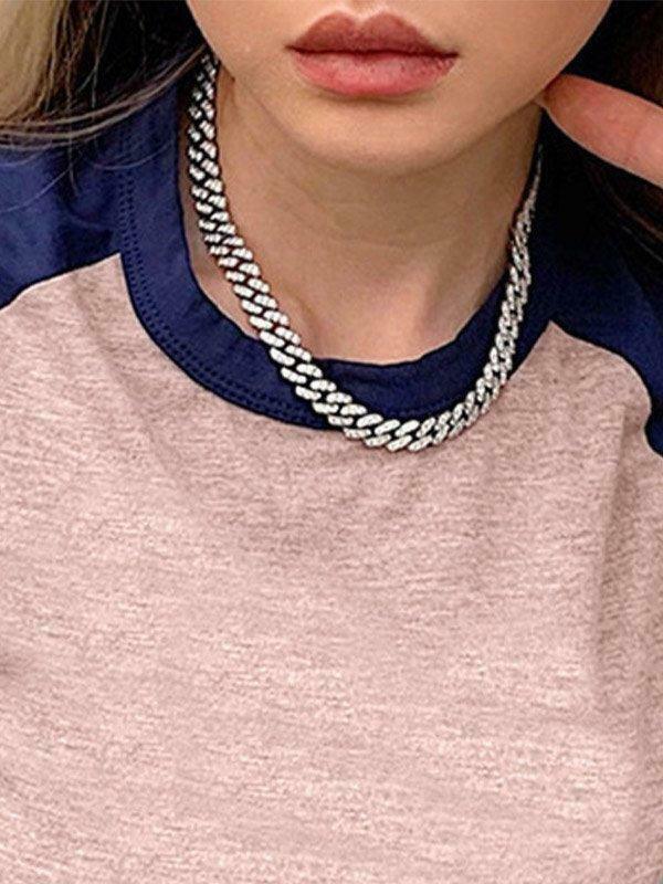 Y2K Aesthetic Raglan Sleeve Baby Crop Top - Coquette Style for Women