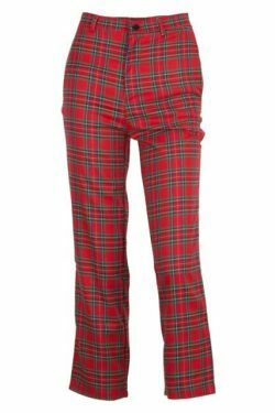 Y2K Aesthetic Red Plaid Cargo Skirt - Coquette Grunge Fashion for Women